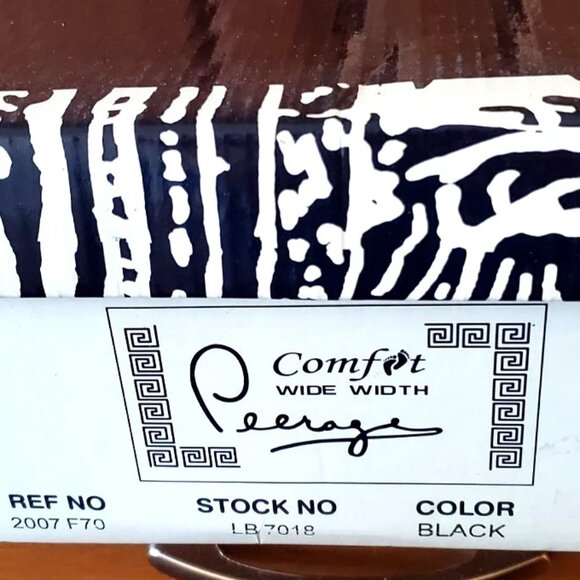 WOMEN BOOTS SIZE 6.5 WW PEERAGE COMFORT WIDE WIDTH BLACK LEATHER ZIPPER LACES - Picture 9 of 9